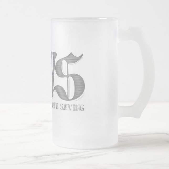 Cerveja Vidro Jateado Caneca de SwS do fosco (Direita)