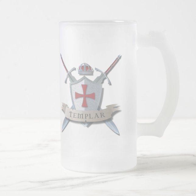 Cerveja Vidro Jateado Caneca de Templar (Direita)