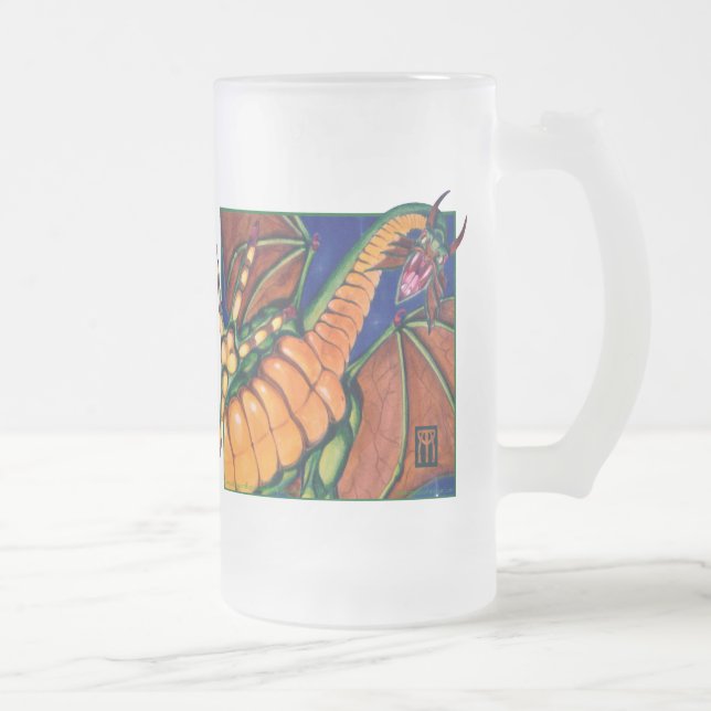 Cerveja Vidro Jateado Caneca do dragão de Shivan (Direita)