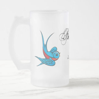 Cerveja Vidro Jateado Caneca do favor do casamento de BestMan da