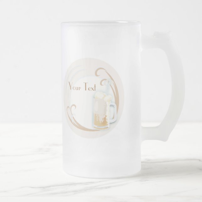 Cerveja Vidro Jateado Caneca do flutuador de Rootbeer (Direita)