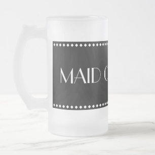 Cerveja Vidro Jateado Caneca do fosco da madrinha de casamento