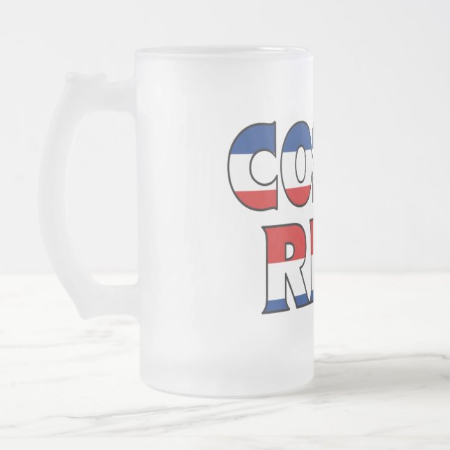 Cerveja Vidro Jateado Caneca do fosco de Costa Rica (Esquerda)