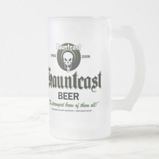 Cerveja Vidro Jateado Caneca do fosco de Hauntcast