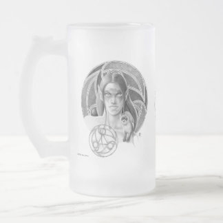 Cerveja Vidro Jateado Caneca do fosco de Musteleila