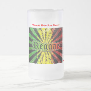 Cerveja Vidro Jateado Caneca dos provérbio da reggae de Thejamkingshow