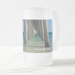 Cerveja Vidro Jateado Caneca Geada do Pier da Praia de Pensacola