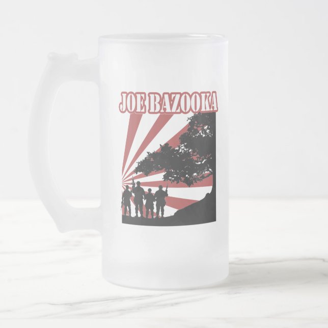 Cerveja Vidro Jateado Caneca gelado de JB (Esquerda)