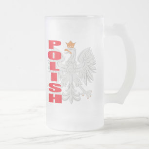 Cerveja Vidro Jateado Caneca polonesa do fosco de Eagle