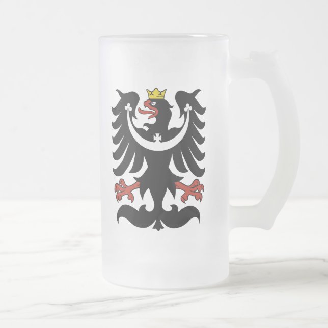Cerveja Vidro Jateado Caneca Silesian checa de Eagle (Direita)
