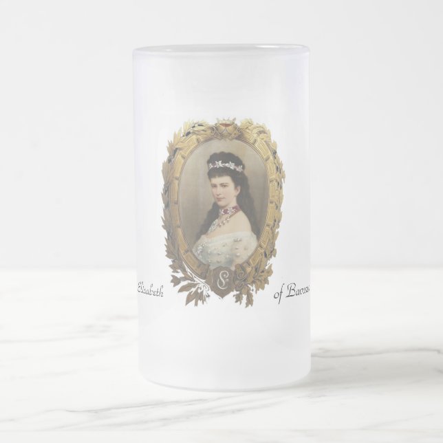Cerveja Vidro Jateado Elisabeth da caneca de Baviera (Centro)