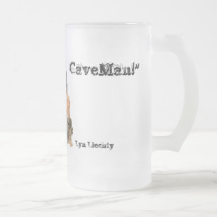 Cerveja Vidro Jateado Faça-o gostam de um homem das cavernas! Caneca de