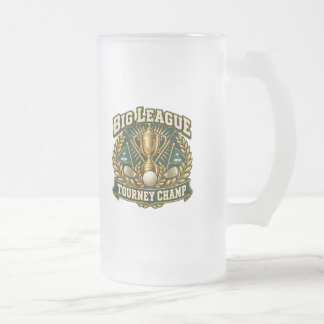 Cerveja Vidro Jateado Grande Campeão de Torneio Caneca Geada Dupla Face