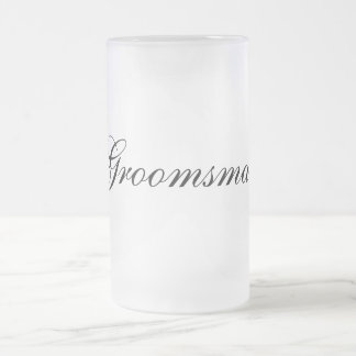 Cerveja Vidro Jateado Padrinho de casamento da caneca do fosco