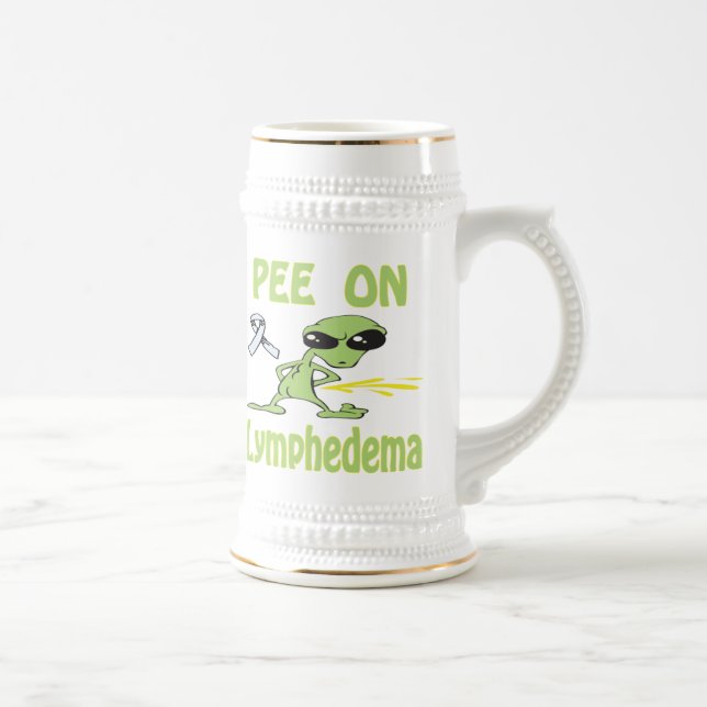 Cerveja Xixi na caneca de Lymphedema (Direita)