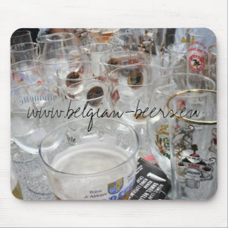 Cervejas belgas Mousepad
