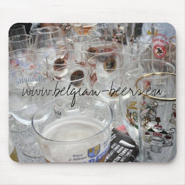 Cervejas belgas Mousepad (Frente)