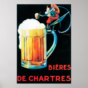 Cervejas do poster do promocional de Chartres