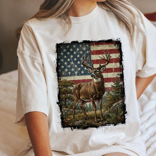 Cervo Patriótico Bandeira Americana Presente para 