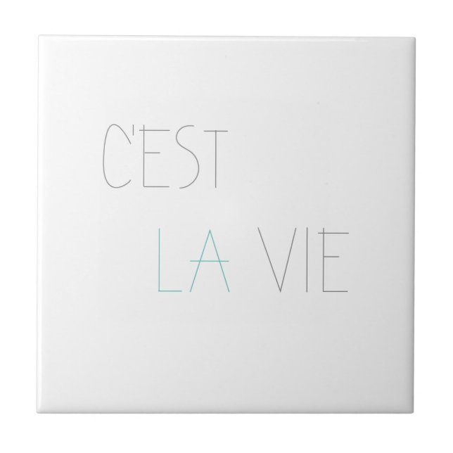 C'est La Vie - Essa é a vida (Frente)