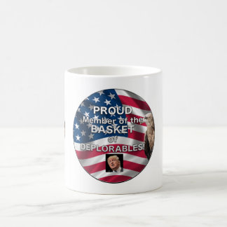 Cesta da caneca de café do trunfo de Deplorables