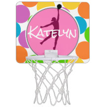 Moças Personalizadas - Miniplaca de basquete