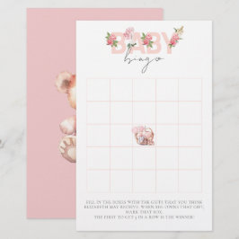 Cesta de Bebê do Jogo do chá de fraldas Bingo