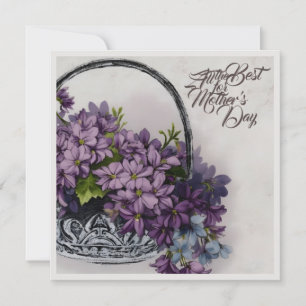 Cesta de Flores Vintage – Flora do Dia das Mães