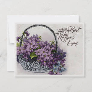 Cesta de Flores Vintage – Florescer no Dia das Mãe