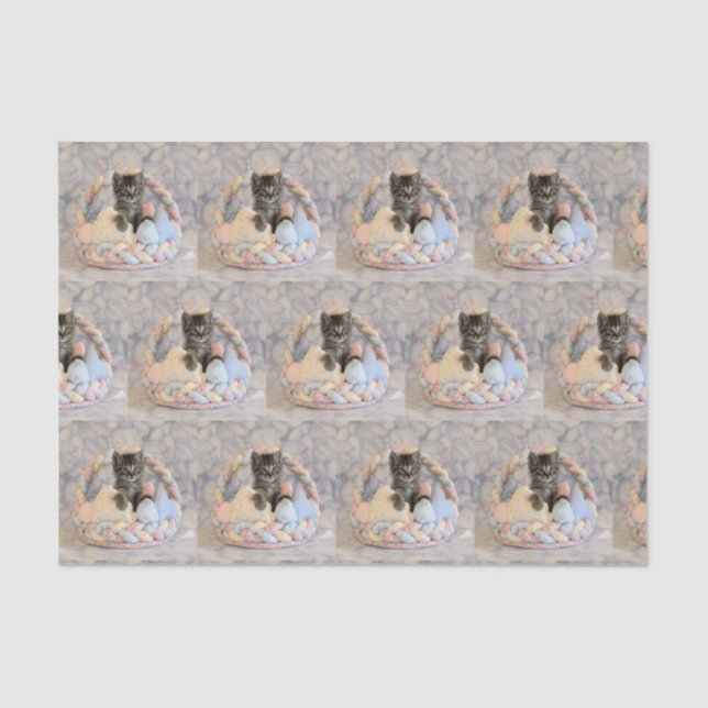 Cesta de Páscoa de Patton - Papel para tecidos de  (Frente )