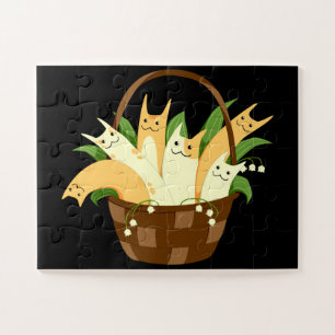 cesto de gatos quebra-cabeça