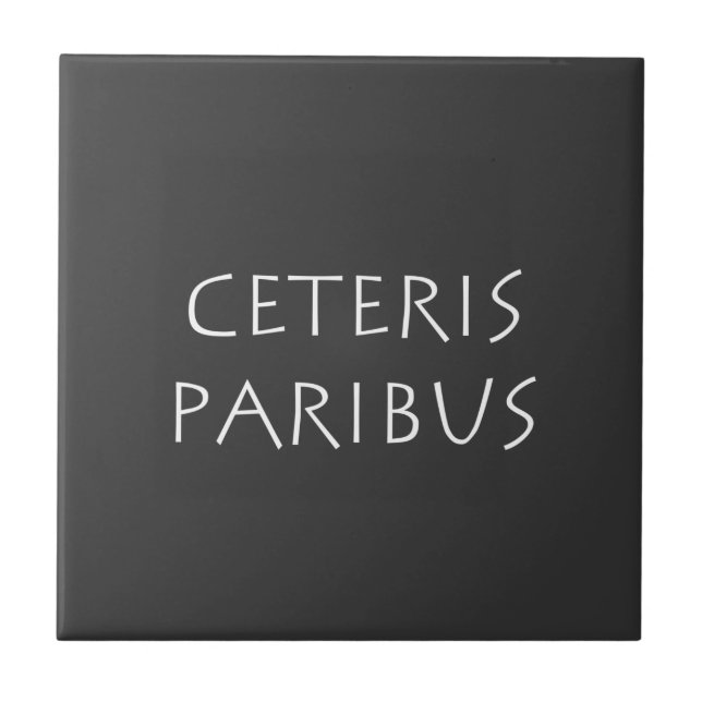Ceteris paribus (Frente)