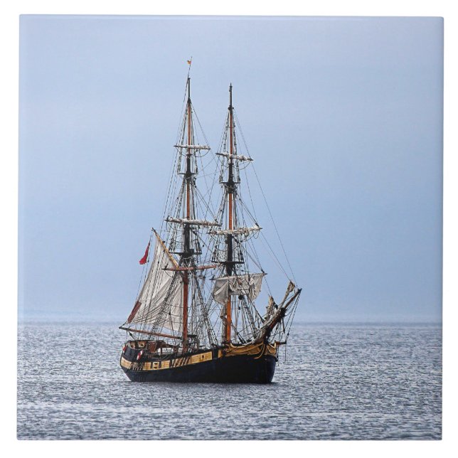Céu Azul de Schooner Náutico (Frente)