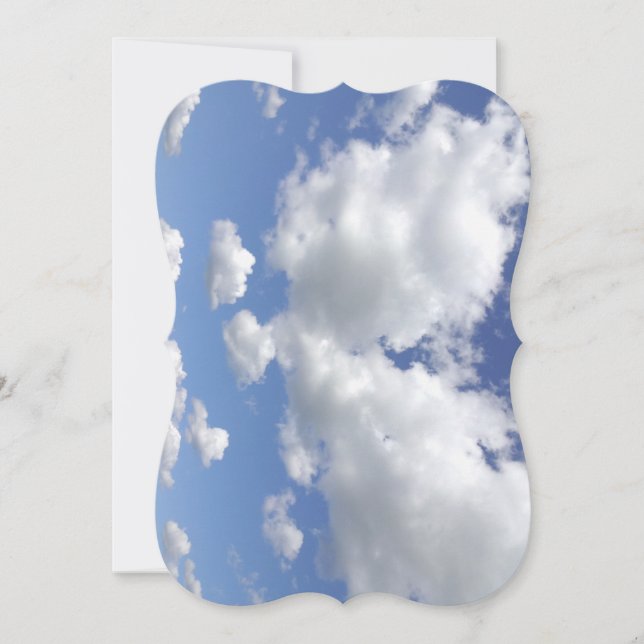 Céu brilhante, Convite de Aniversário Feliz (Frente)