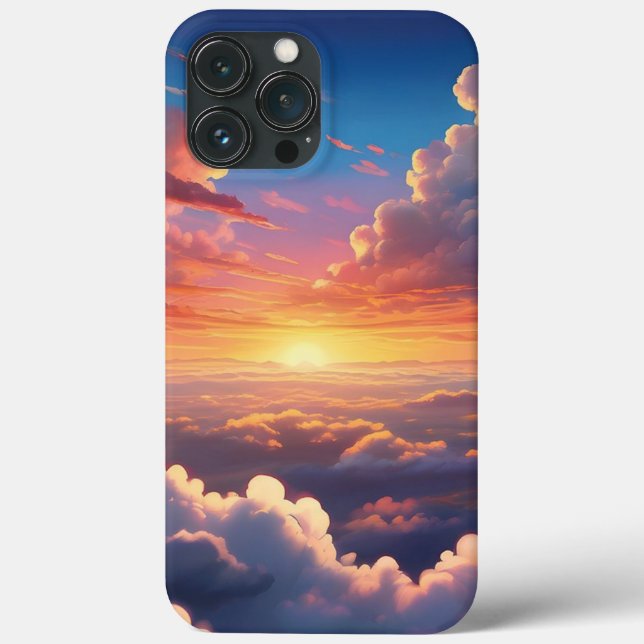 Céu capas de iphone e ascensão solar (Verso)