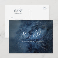 Céu Celestial | Cartão postal RSVP de Escolha do M