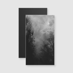 Céu com Lua Cheia Assombrada com Cartão Magnético 