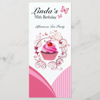 "Céu Cupcake" - Menu de deserto de pastelaria