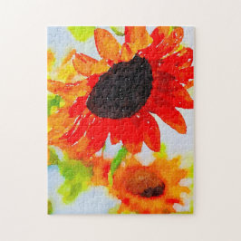 Céu Difícil e Quebra-cabeça de Girassol