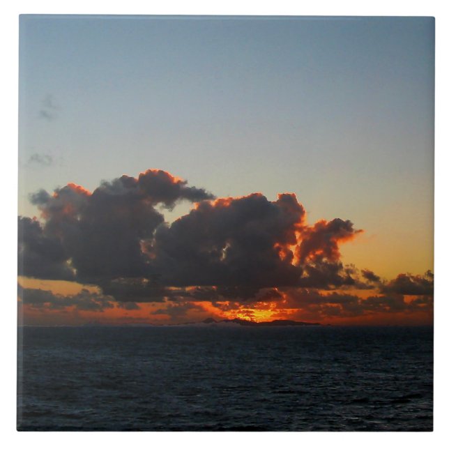 Céu do Mar Dramático no amanhecer (Frente)