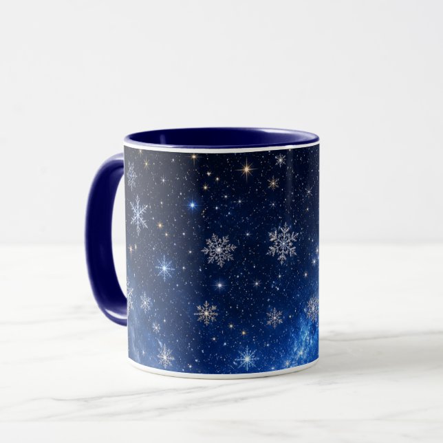 CÉU ESTRELADO AZUL | CANECA CELESTE (Frente Esquerda)
