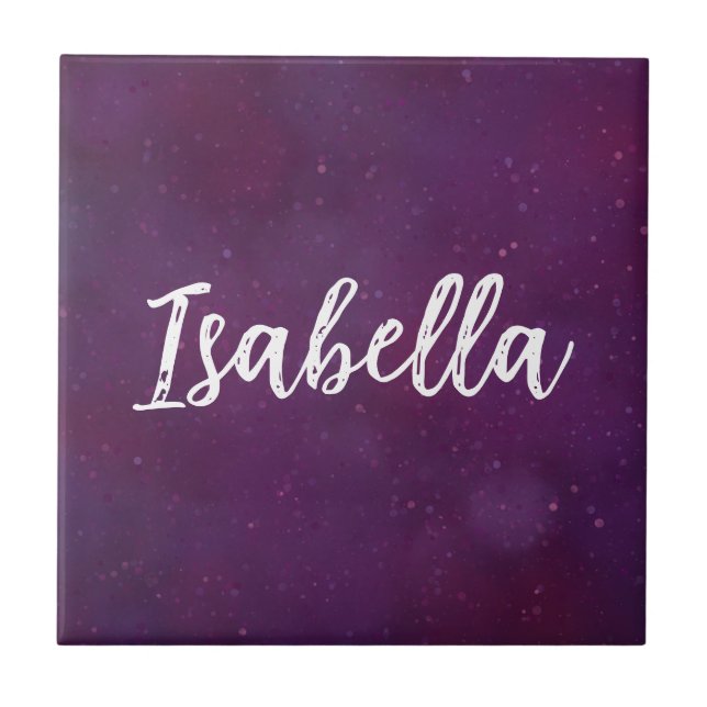 Céu estrelado roxo (Frente)