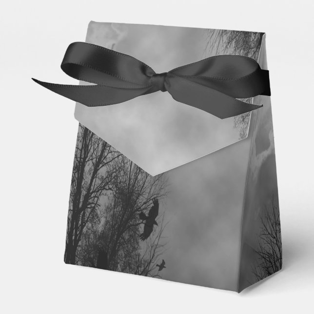 Céu Halloween Assombrado com Caixa de Favoritos do (Frente)