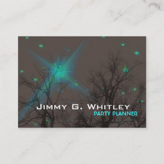 Céu nocturno - cartão do planejador do partido