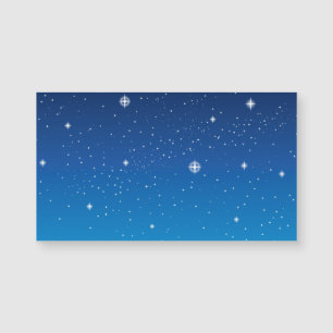 Céu nocturno estrelado azul profundo
