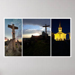 Céu Noturno de Esztergom. Poster