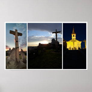 Céu Noturno de Esztergom. Poster