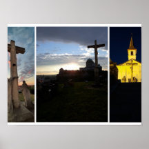 Céu Noturno de Esztergom. Poster
