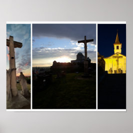 Céu Noturno de Esztergom. Poster