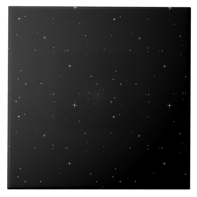 Céu Noturno Escuro Estrelado (Frente)